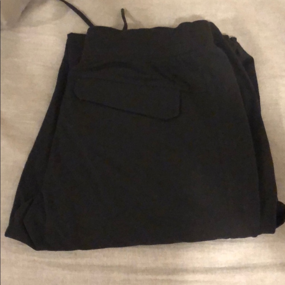 Black sweat pants